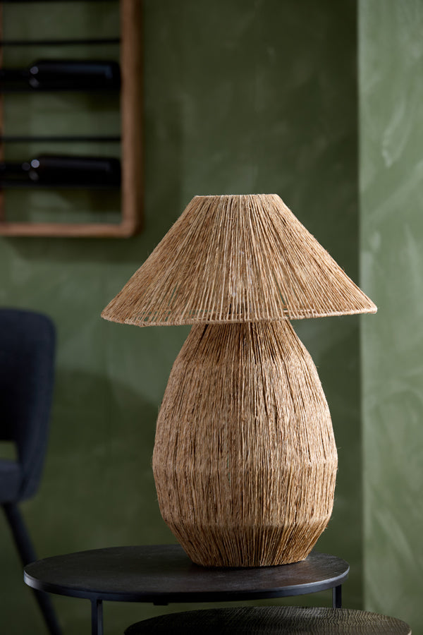 Maruva Natural Jute Table Lamp