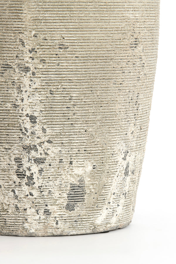 Lucente Textured Grey Ceramic Table Lamp Base