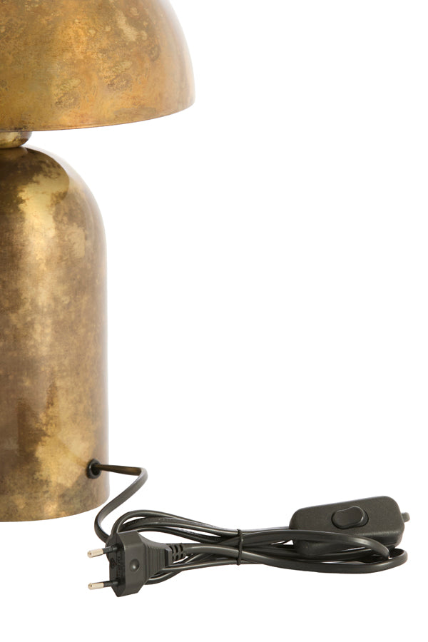Tolima Antique Gold Metal Table Lamp 35cm