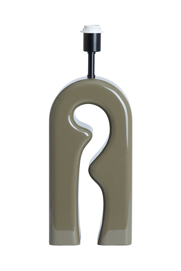 Mistra Gloss Taupe Table Lamp Base