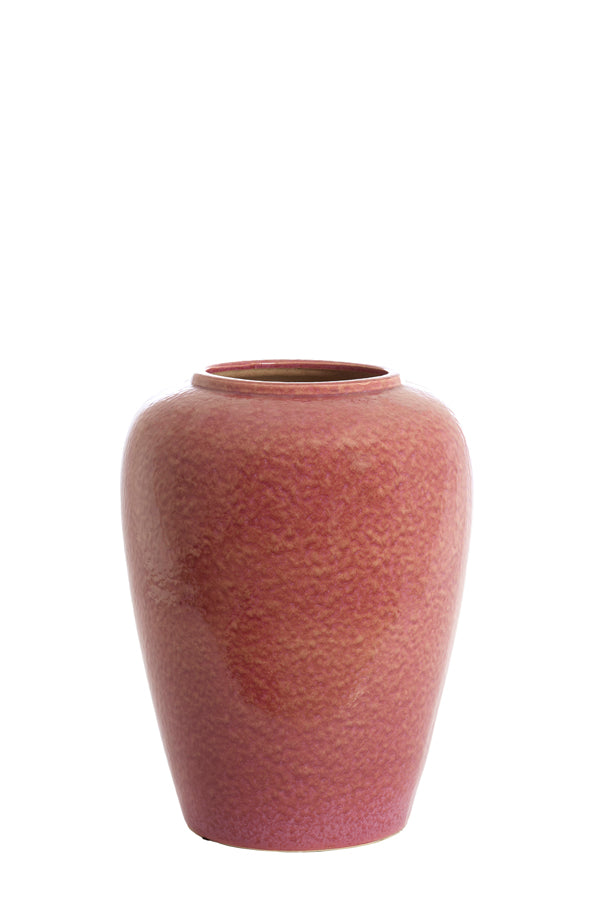 Valeria Dark Pink Ceramic Vase 52cm
