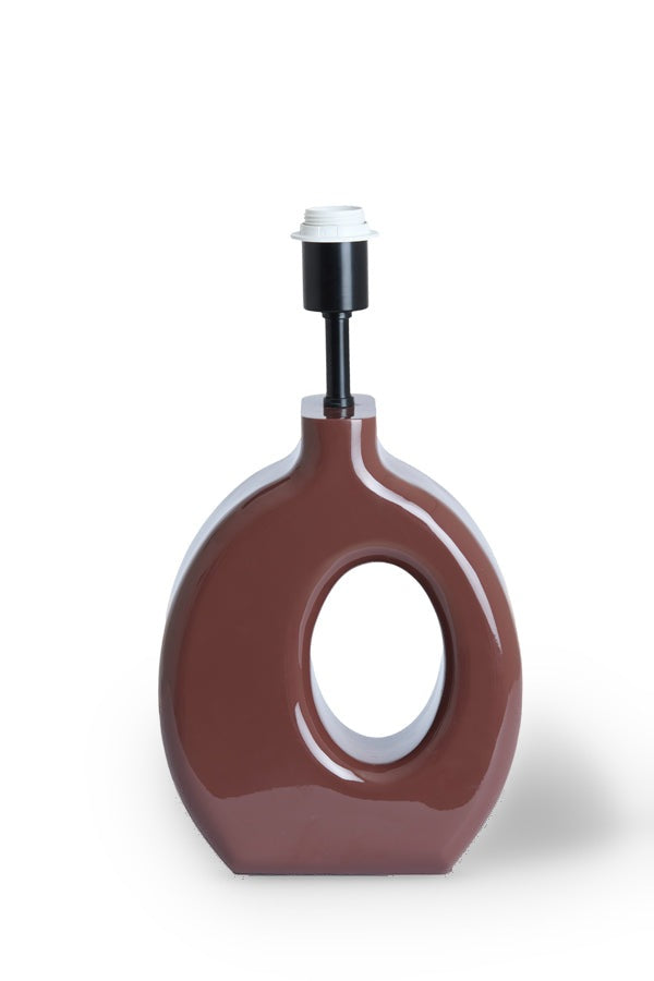 Kanti Gloss Burgundy Table Lamp Base