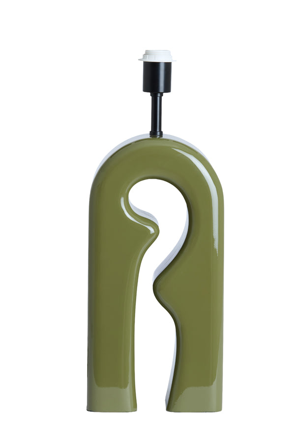 Mistra Gloss Olive Green Table Lamp Base