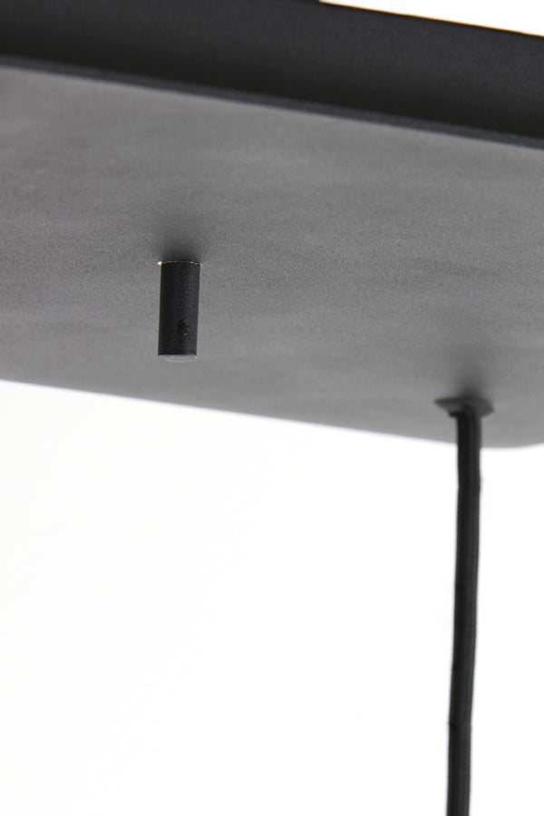 Mayson Smoked Glass & Matt Black 10 Light Pendant Light