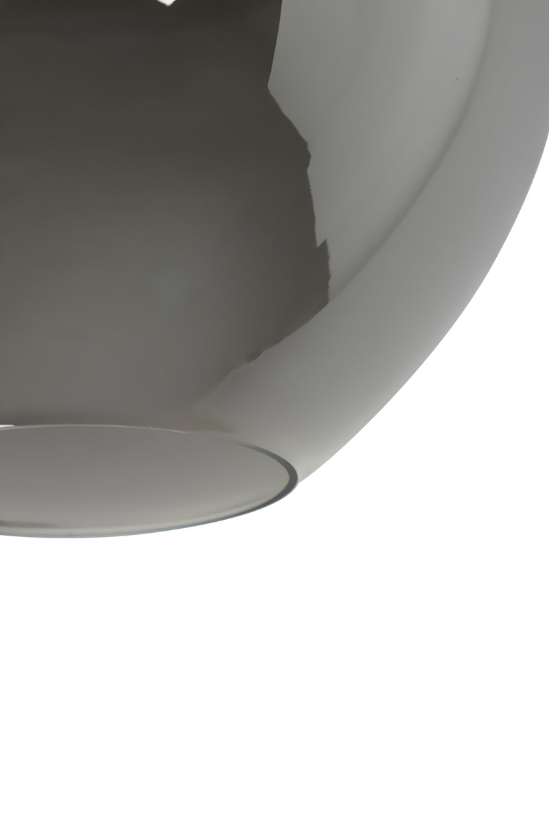 Mayson Smoked Glass & Matt Black 10 Light Pendant Light