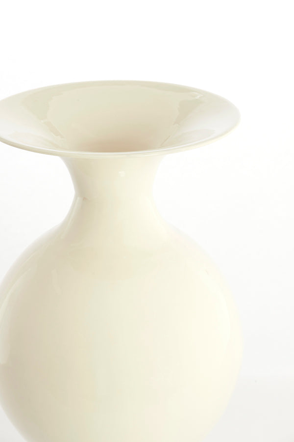 Bolulla Gloss Cream Metal Vase 100cm