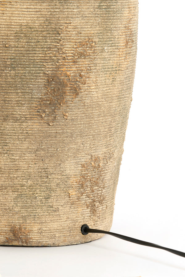 Lucente Antique Dark Brown Ceramic Table Lamp Base