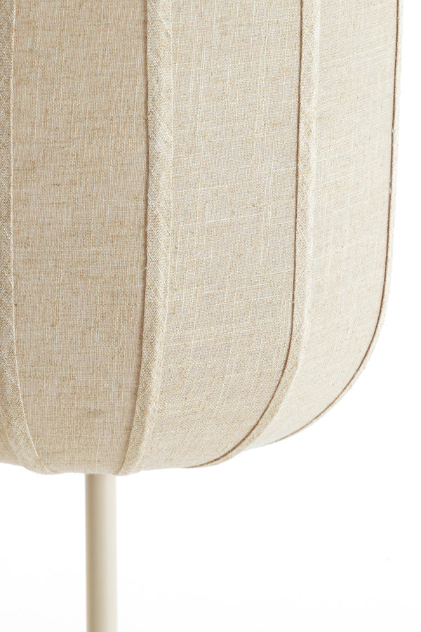 Solune Natural & Sand Linen Floor Lamp