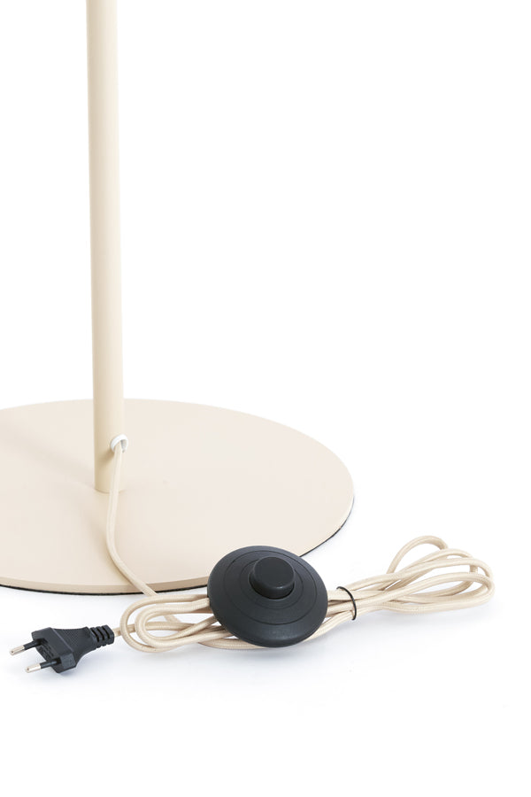 Solune Natural & Sand Linen Floor Lamp
