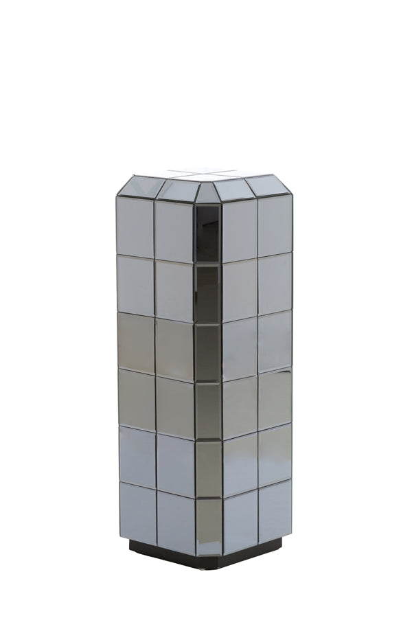 Luciano Smoked Glass Plinth 100cm