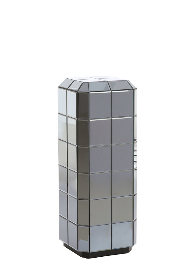 Luciano Smoked Glass Plinth 100cm