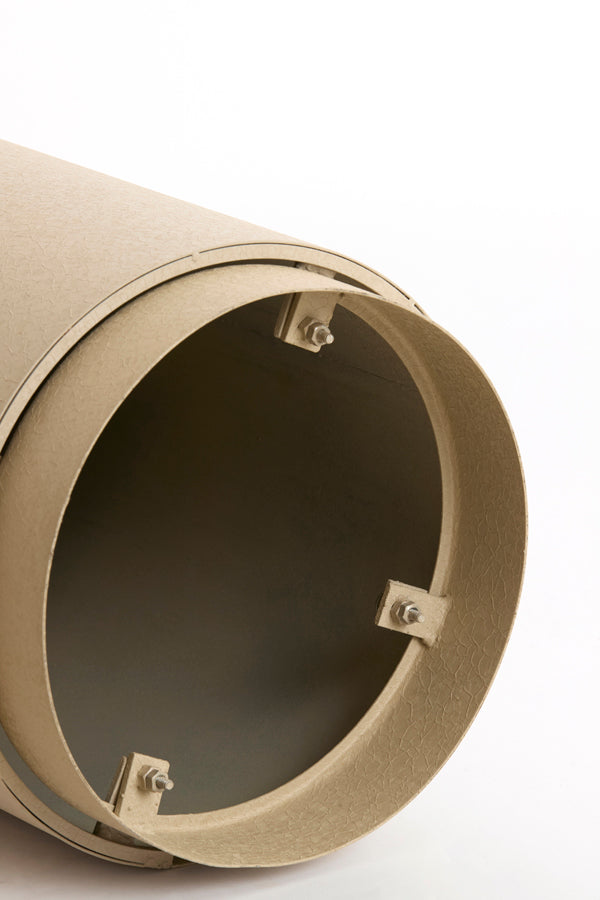 Aluria Light Grey Metal Plinth 80cm