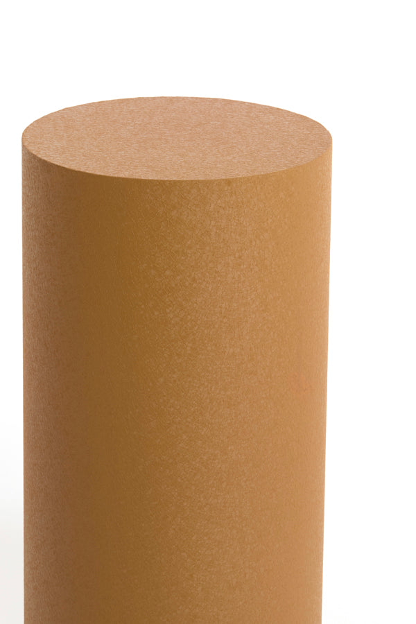 Aluria Matt Caramel Metal Plinth 80cm