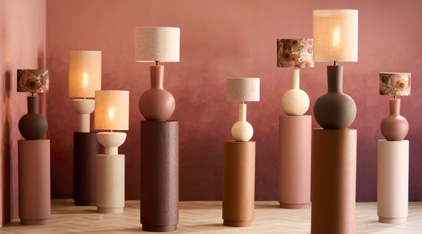 Aluria Matt Caramel Metal Plinth 80cm