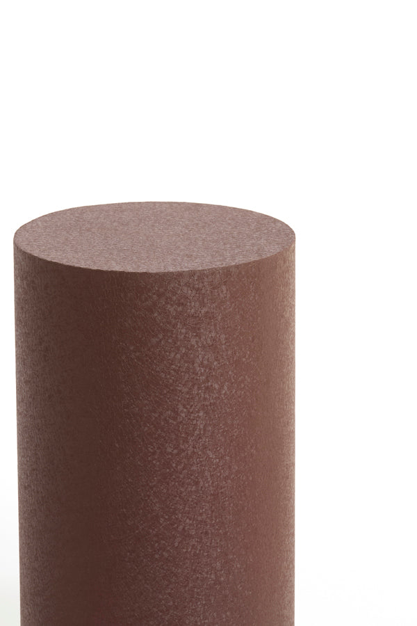 Aluria Matt Aubergine Metal Plinth 80cm