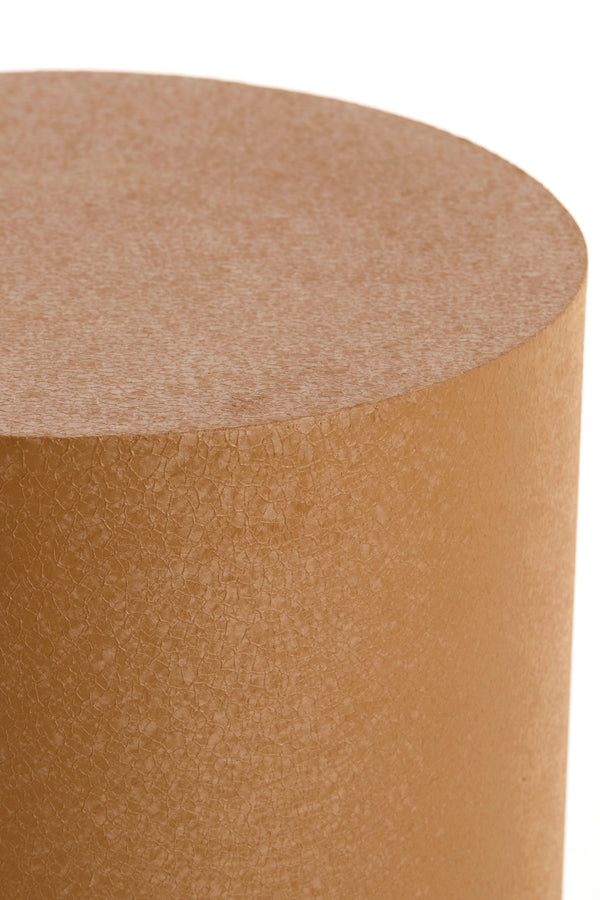 Aluria Matt Caramel Metal Plinth 100cm
