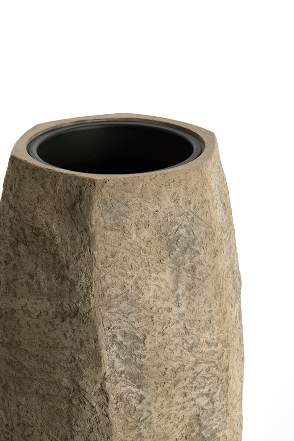 Agelo Taupe Decorative Planter 88cm