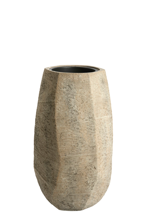 Agelo Taupe Decorative Planter 88cm