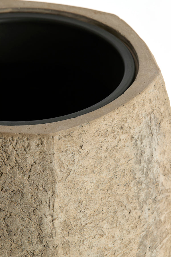 Agelo Taupe Decorative Planter 105cm