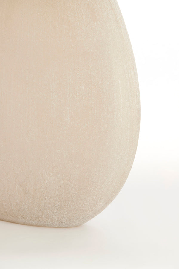 Santino Matt Light Brown Glass Vase 43cm