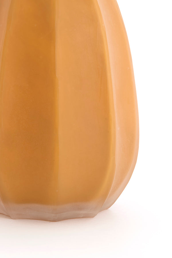Bradley Caramel Glass Vase 23.5cm