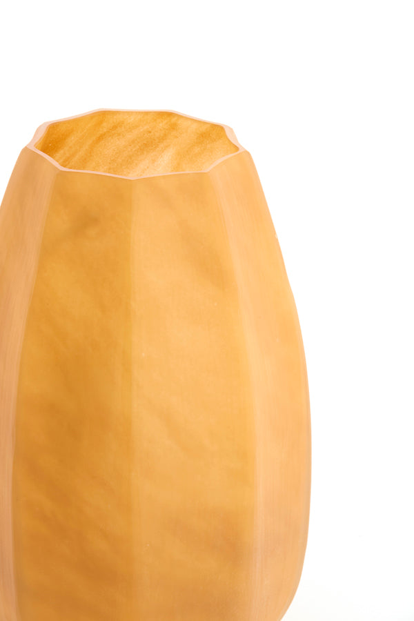 Bradley Caramel Glass Vase 38cm