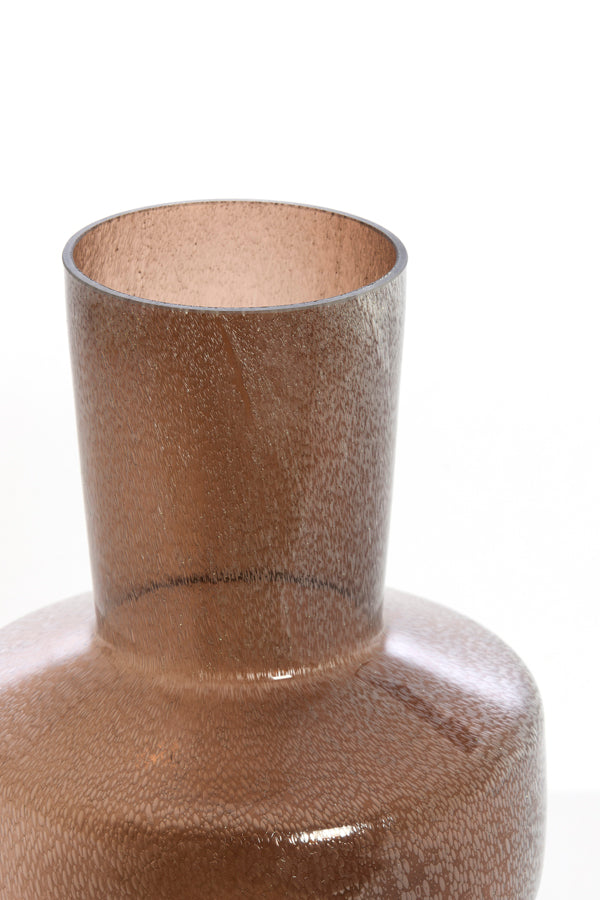 Trasmo Brown Glass Vase