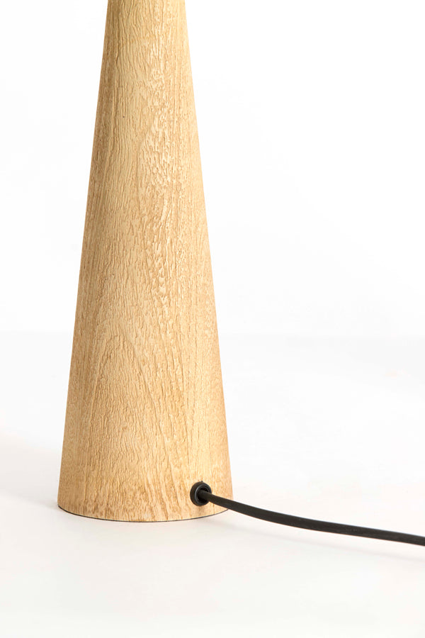 Festina Matt Natural Wood Table Lamp Base 40cm