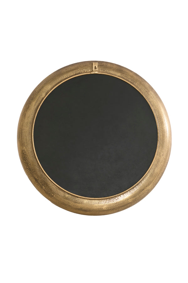 Nazara Antique Bronze Metal Round Wall Mirror 58cm
