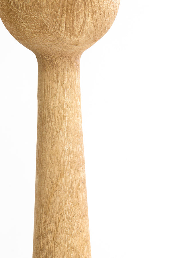 Festina Matt Natural Wood Floor Lamp Base