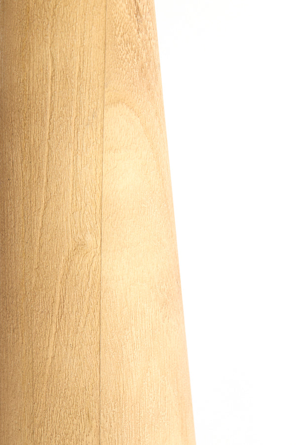 Festina Matt Natural Wood Floor Lamp Base