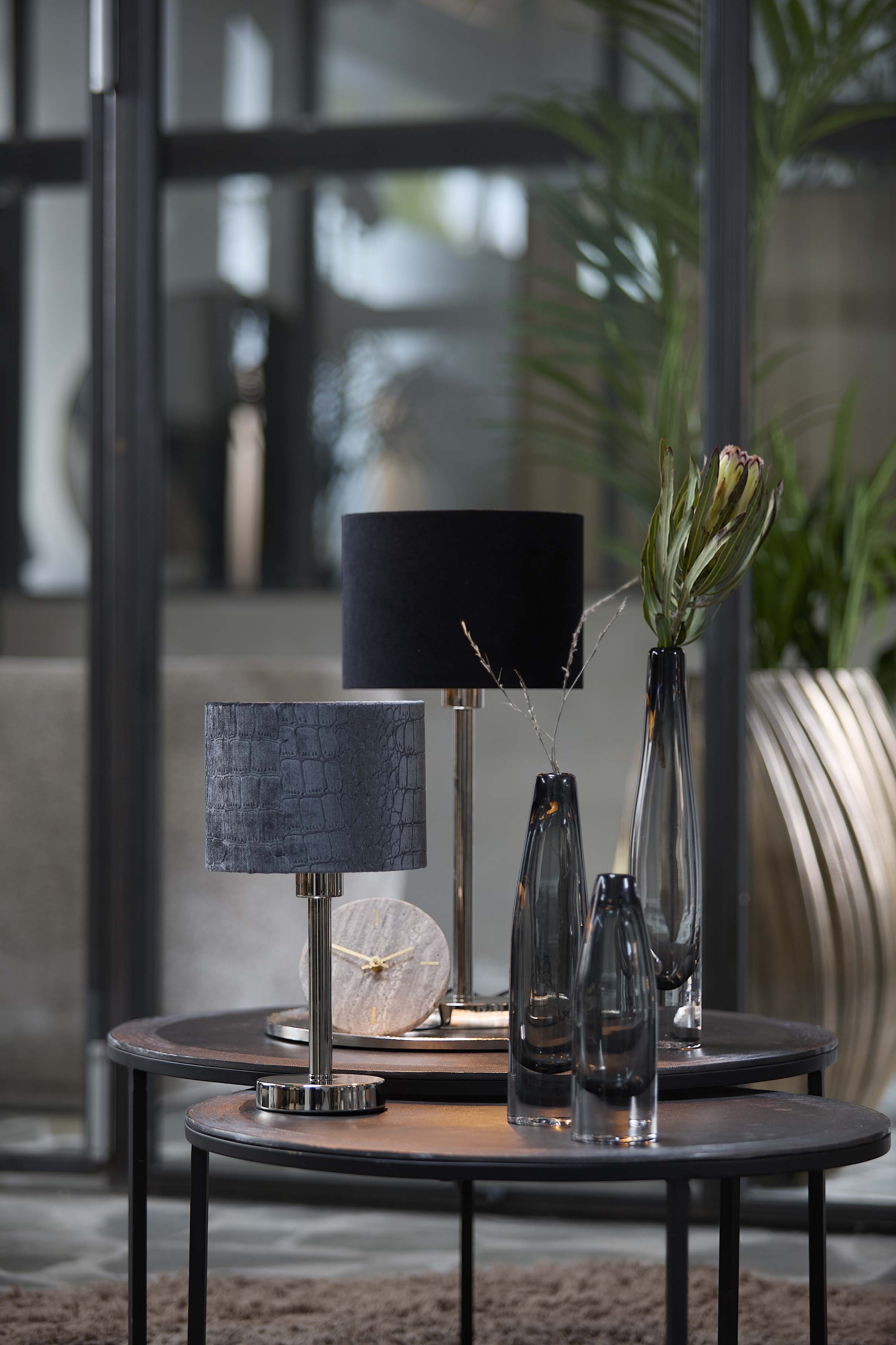 Washington Nickel Metal Table Lamp Base