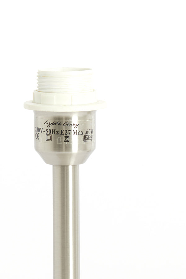 Washington Satin Nickel Metal Table Lamp Base