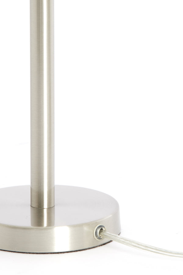 Washington Satin Nickel Metal Table Lamp Base