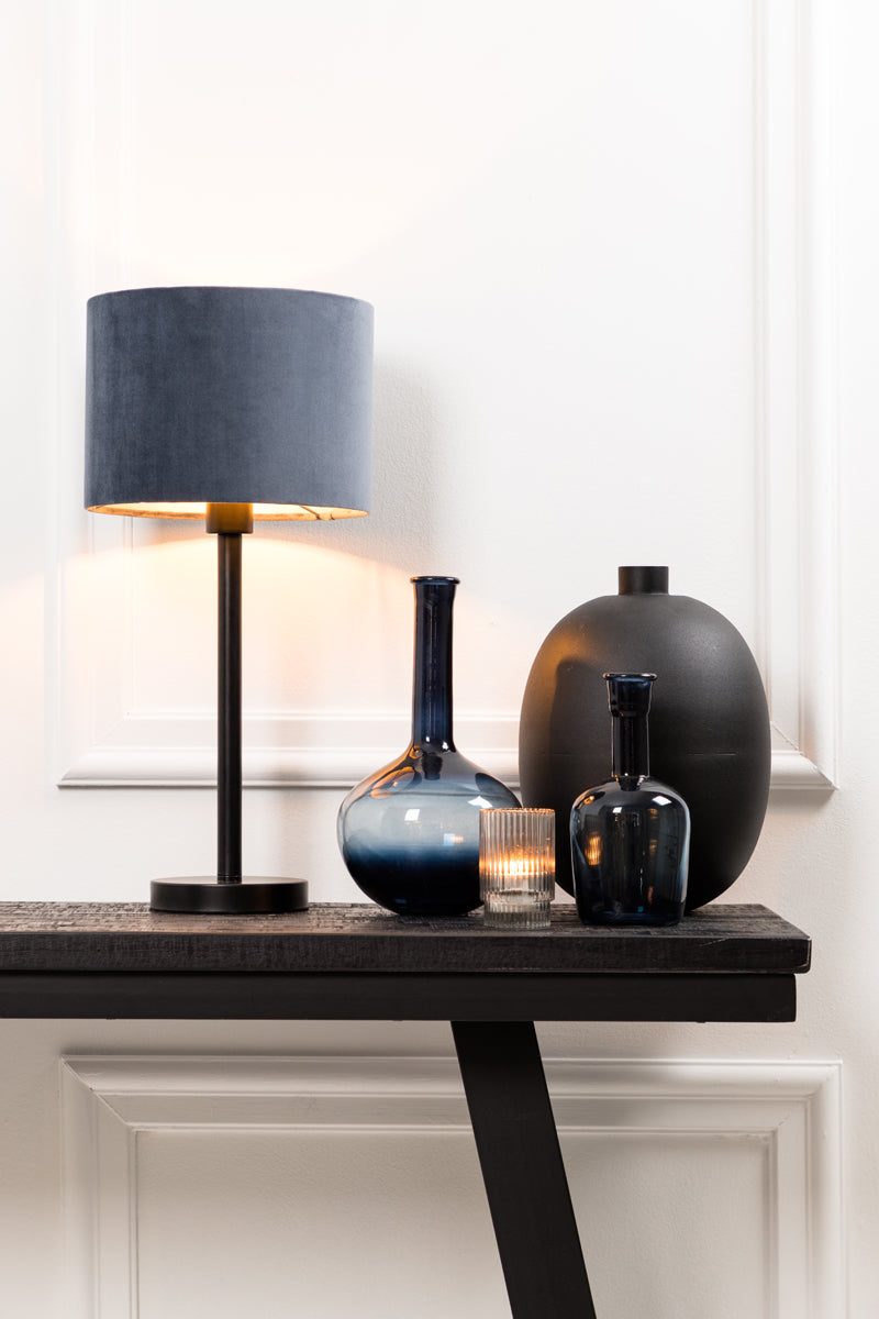 Washington Matt Black Metal Table Lamp Base