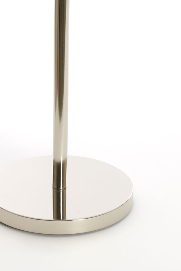 Washington Nickel Metal Floor Lamp Base