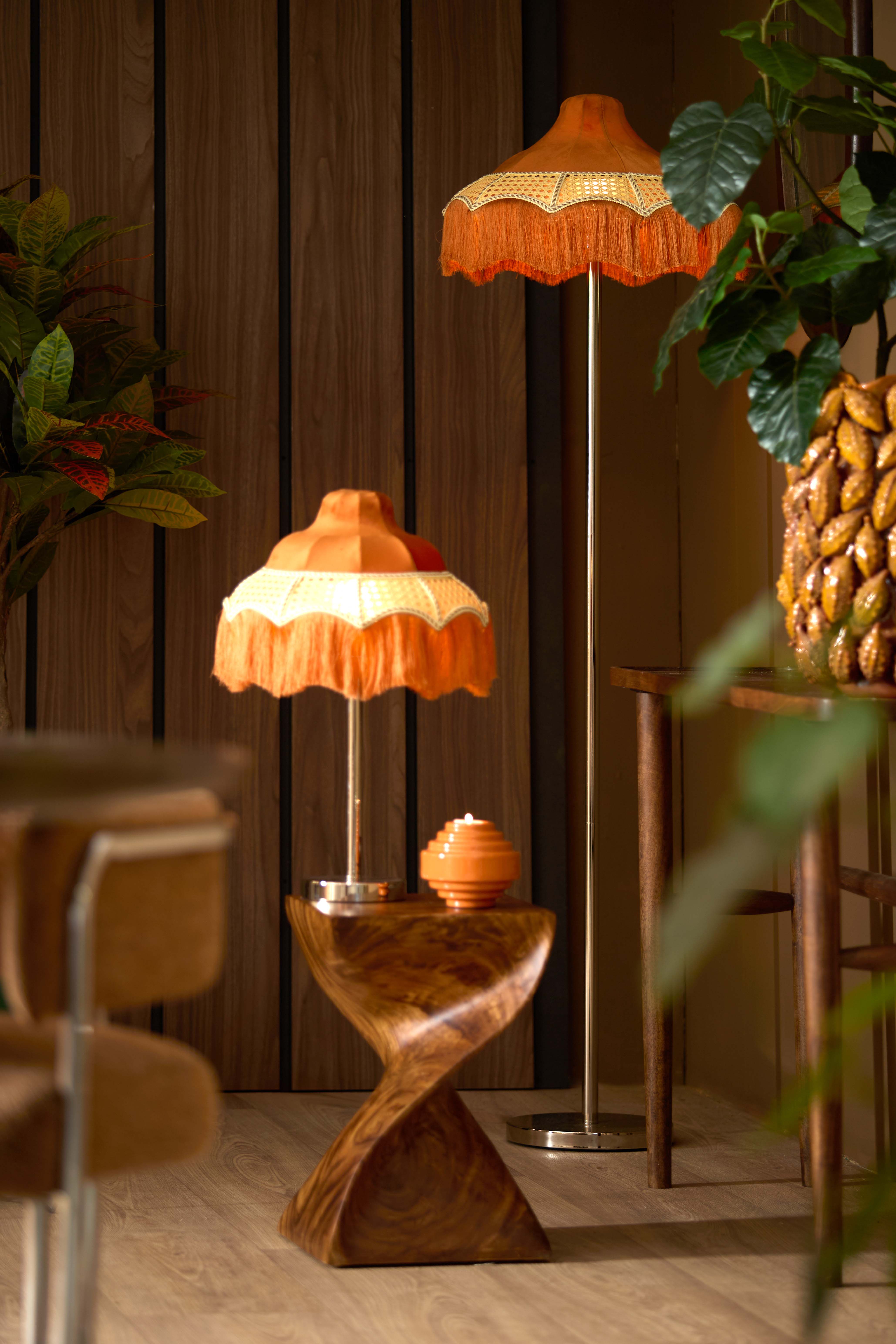 Washington Nickel Metal Floor Lamp Base