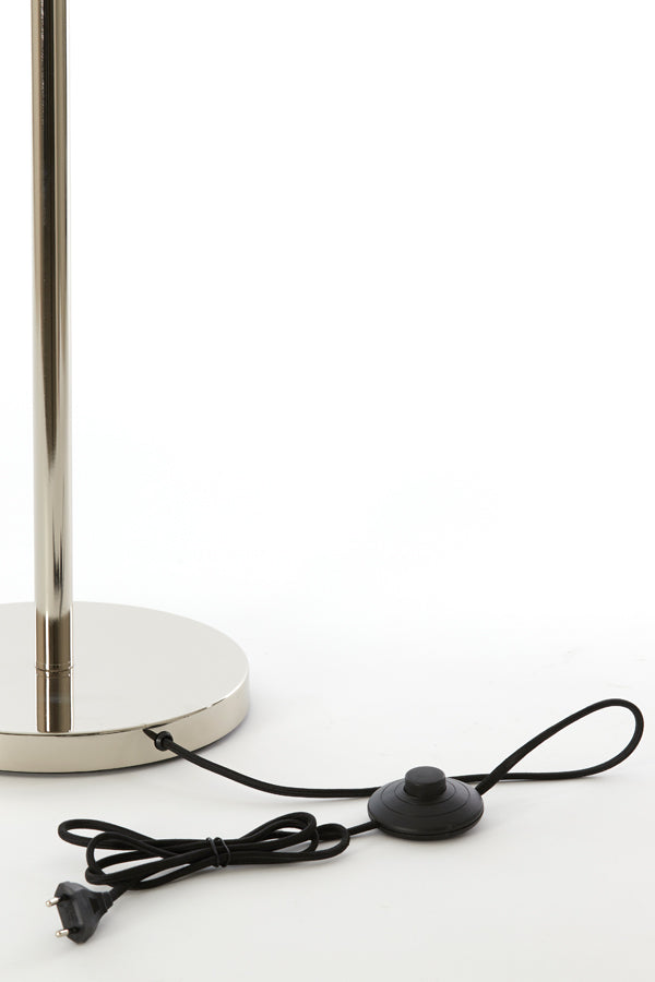 Washington Nickel Metal Floor Lamp Base