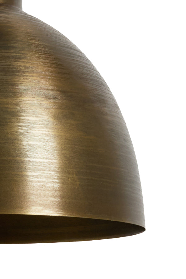 Kylie Raw Antique Bronze Metal Pendant Light 60cm