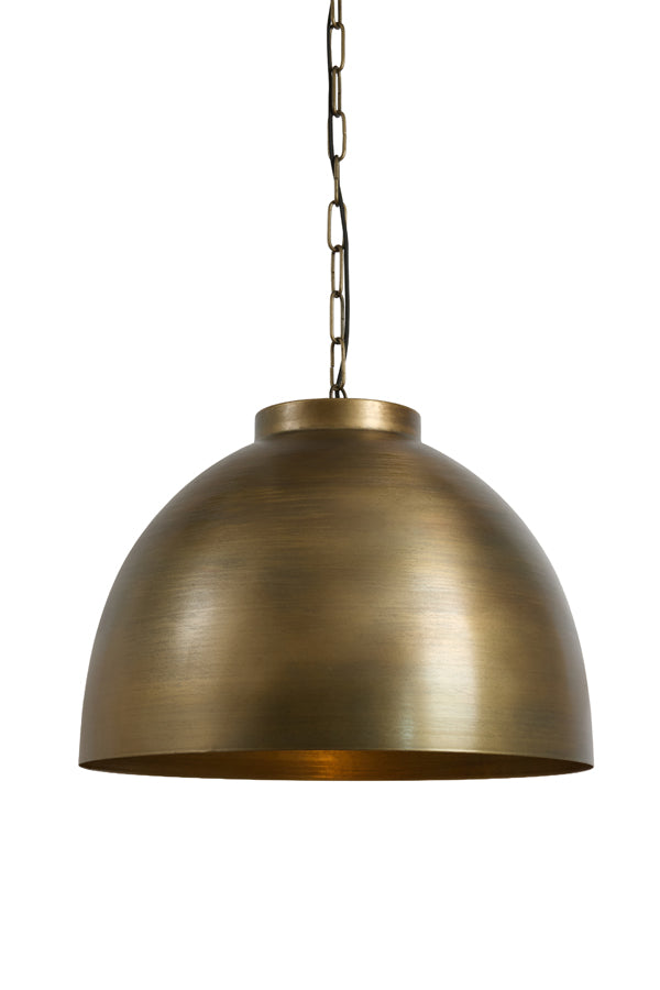 Kylie Raw Antique Bronze Metal Pendant Light 60cm