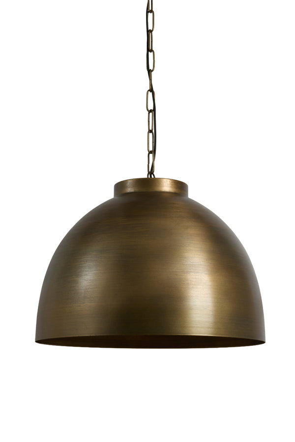 Kylie Raw Antique Bronze Metal Pendant Light 60cm
