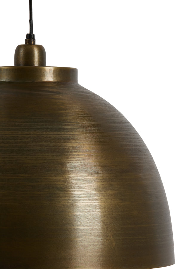 Kylie Raw Antique Bronze Metal Pendant Light 45cm