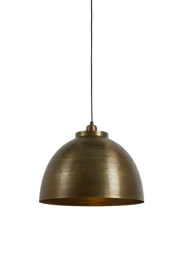 Kylie Raw Antique Bronze Metal Pendant Light 45cm