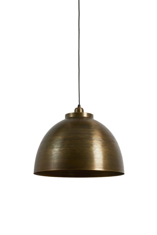 Kylie Raw Antique Bronze Metal Pendant Light 45cm