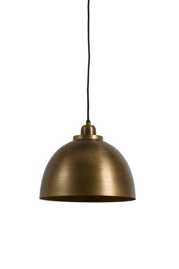 Kylie Raw Antique Bronze Metal Pendant Light 30cm