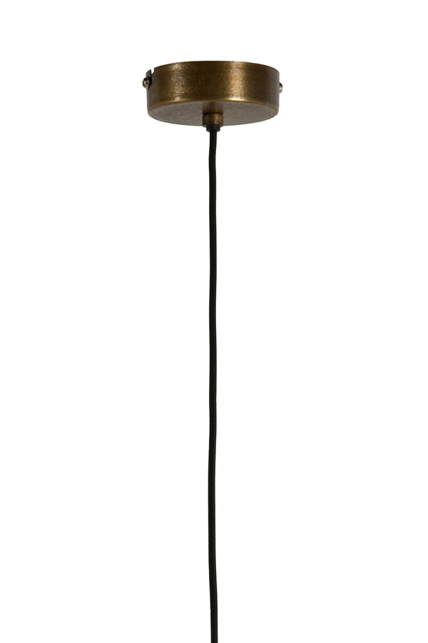 Kylie Raw Antique Bronze Metal Pendant Light 30cm