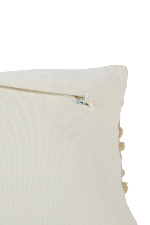 Nimba Sand & Light Peach Striped Rectangular Cushion 60x30cm