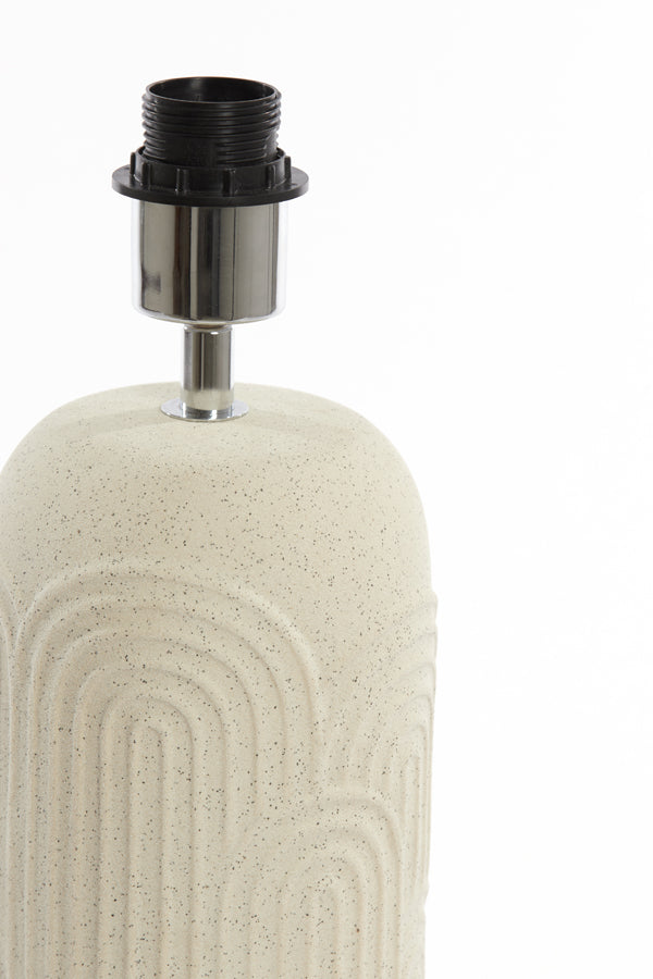 Diego Ecru Ceramic Table Lamp Base 43.5cm