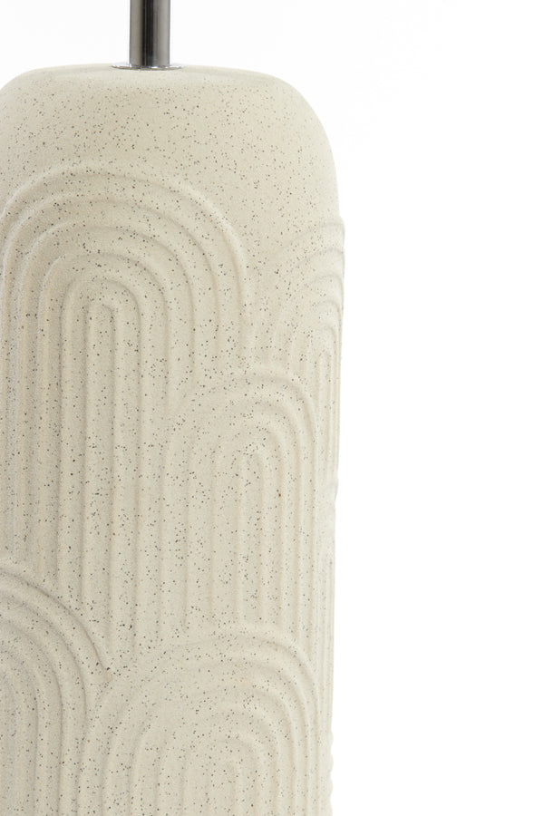 Diego Ecru Ceramic Table Lamp Base 43.5cm