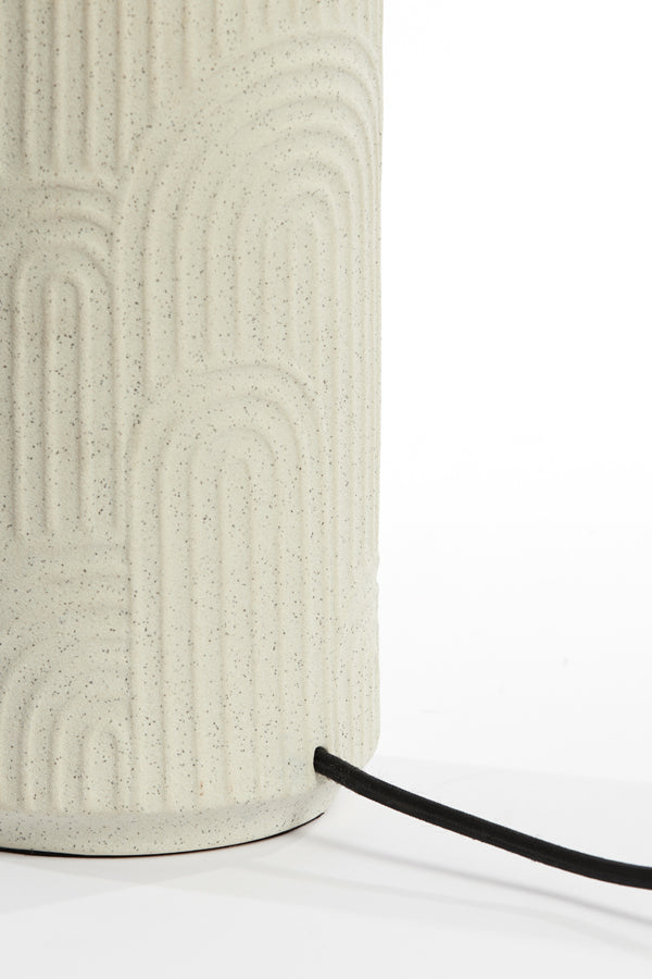 Diego Ecru Ceramic Table Lamp Base 43.5cm